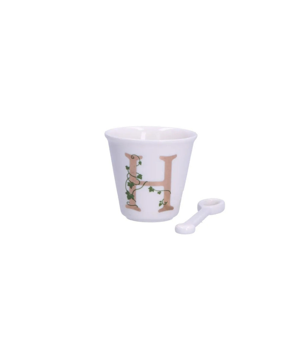 Unico Cup 'H' W/O Handle W/Spoon 75 Ccgb