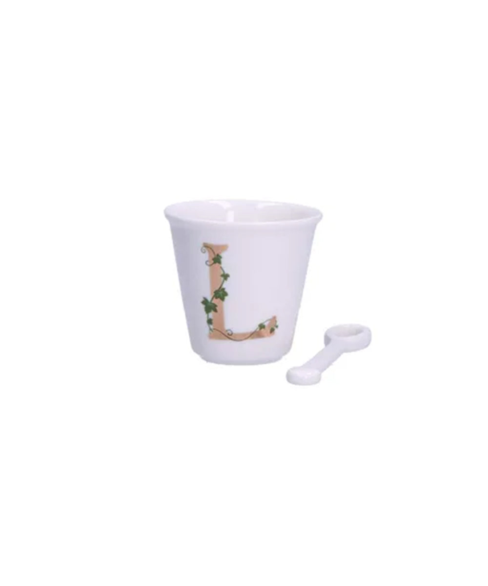 Unico Cup 'L' W/O Handle W/Spoon 75 Ccgb