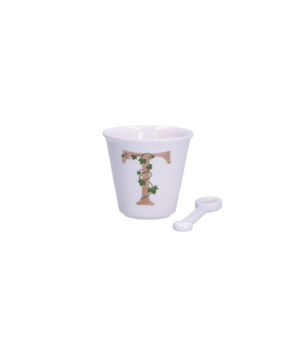Unico Cup 'T' W/O Handle W/Spoon 75 Ccgb
