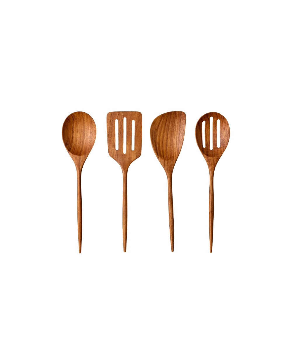 Padma Teak Mini Kitchen Utensils