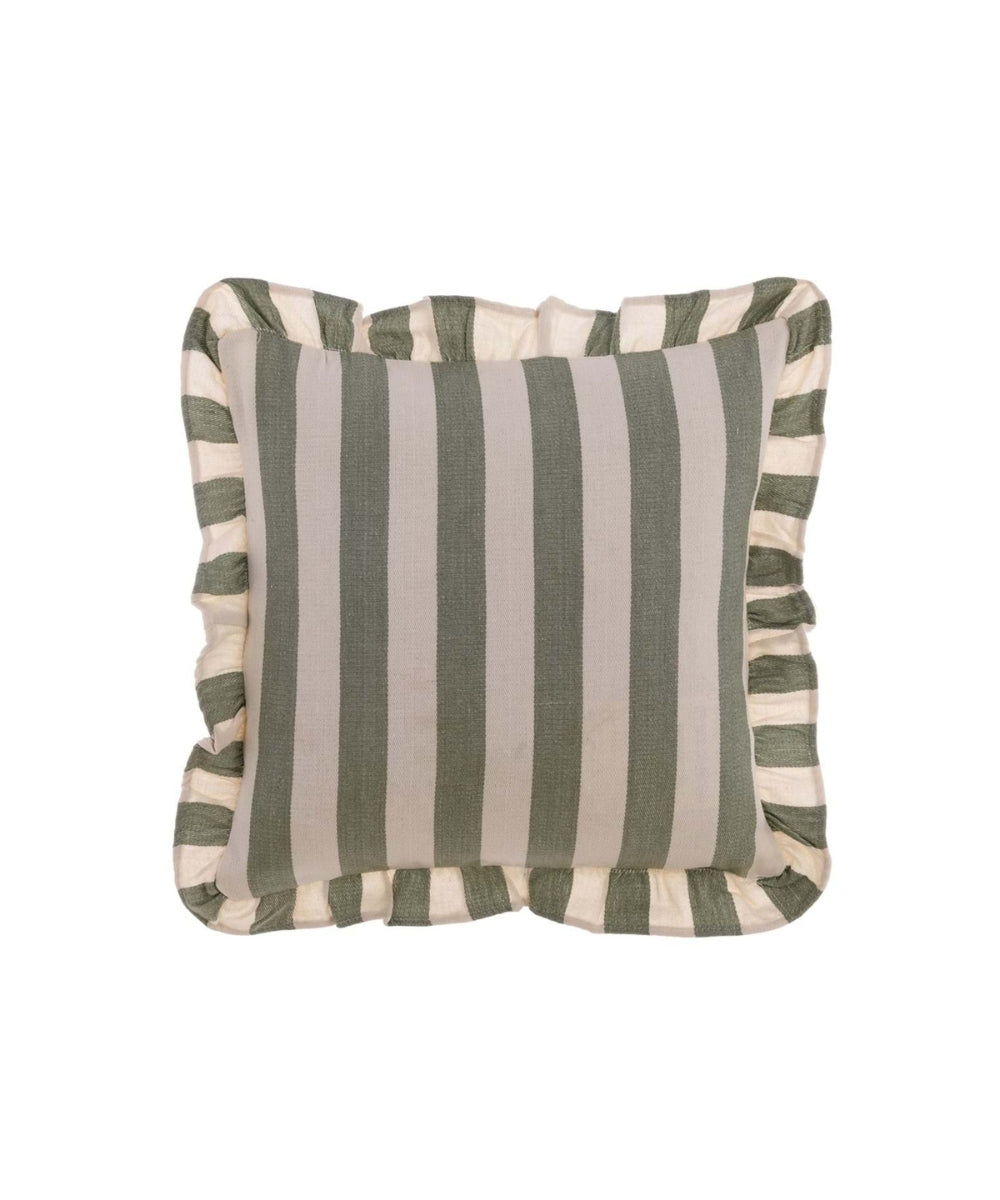 CUSHION WITH FRILLS