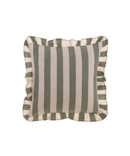 CUSHION WITH FRILLS