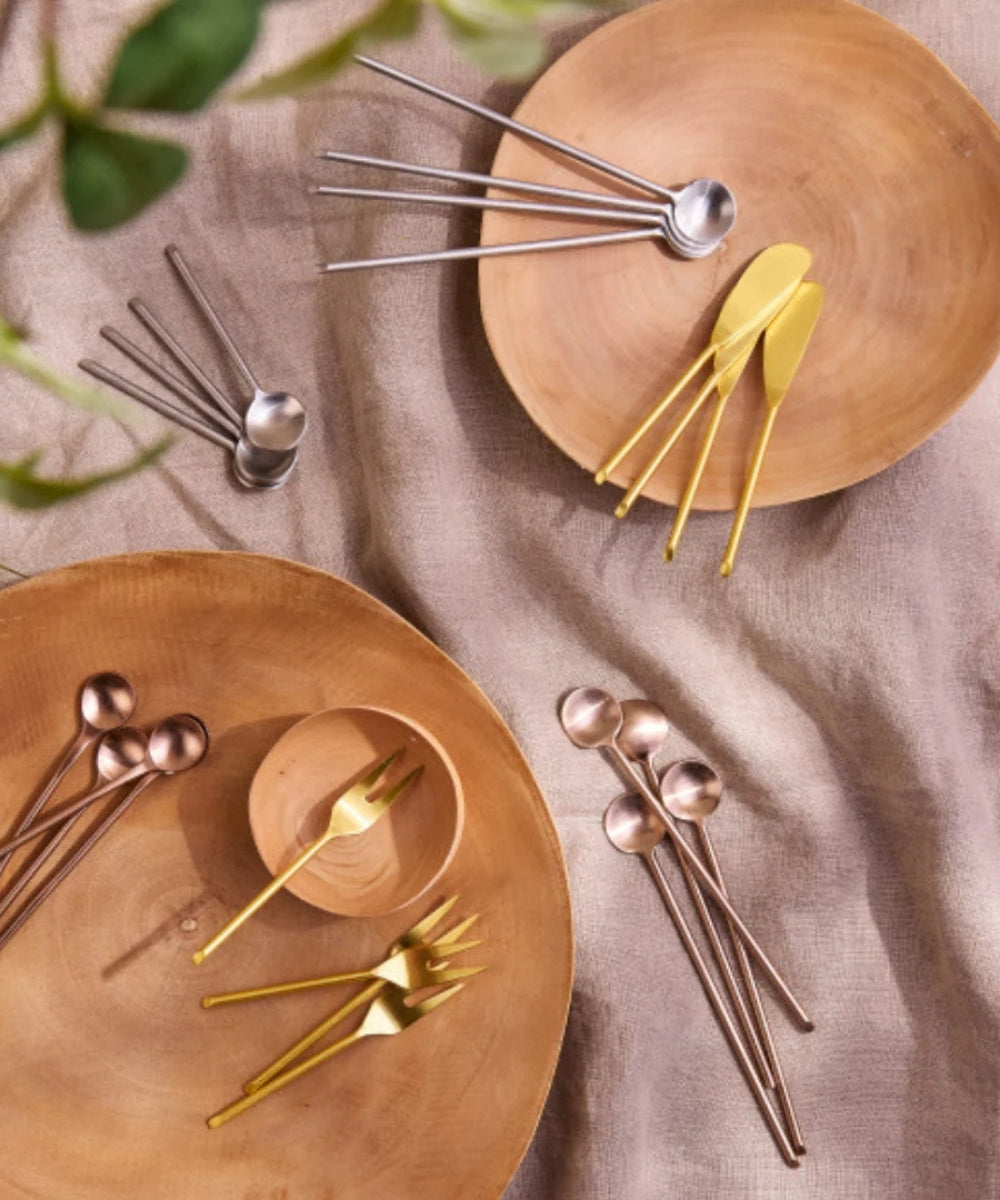 Thin Gold Small Forks