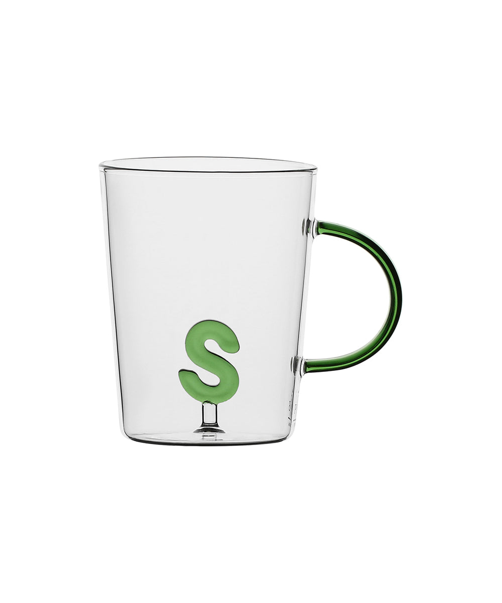 Alllettera tazza borosilicato S