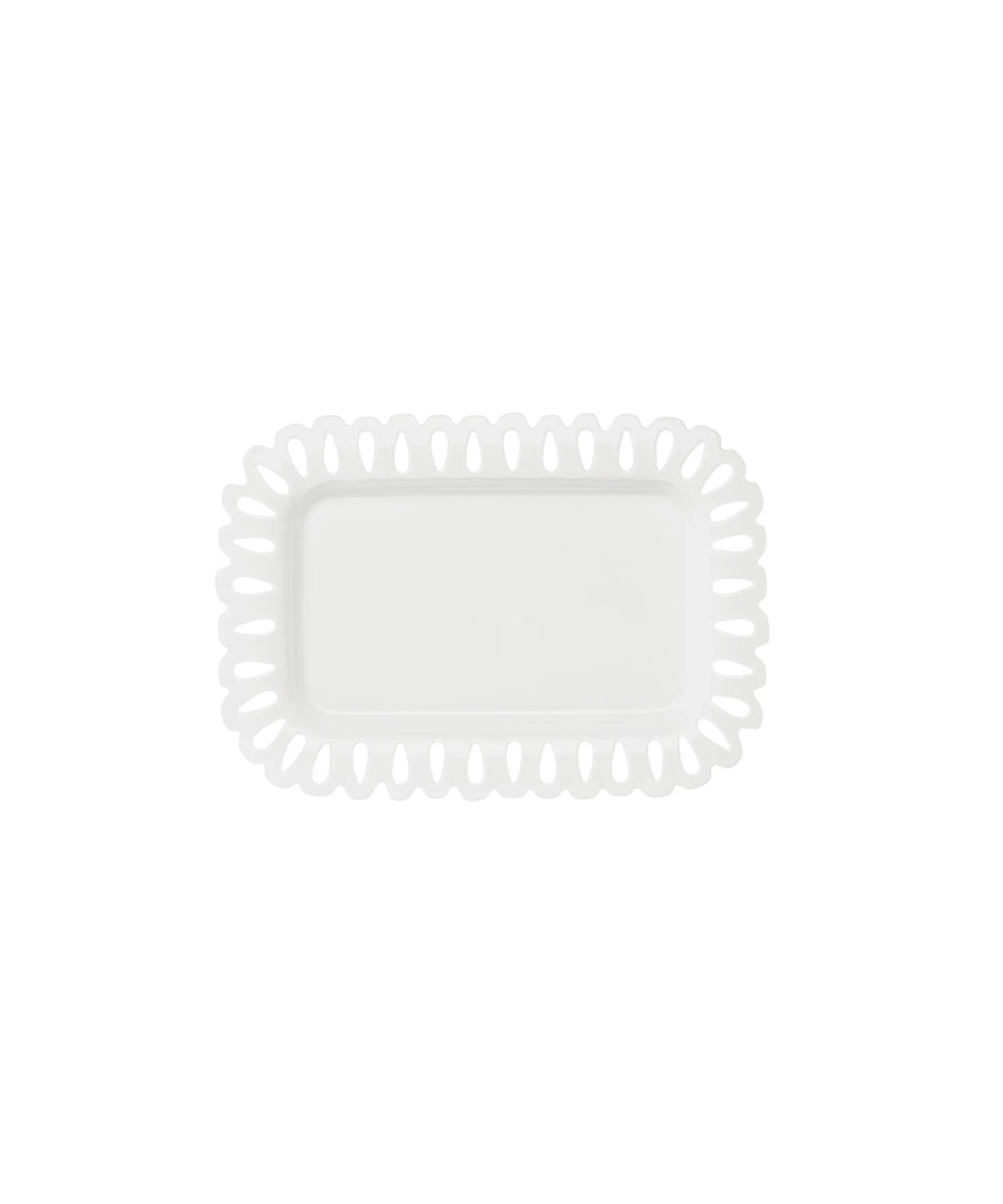 Giulietta Carved Rect Platter 31X22Cm