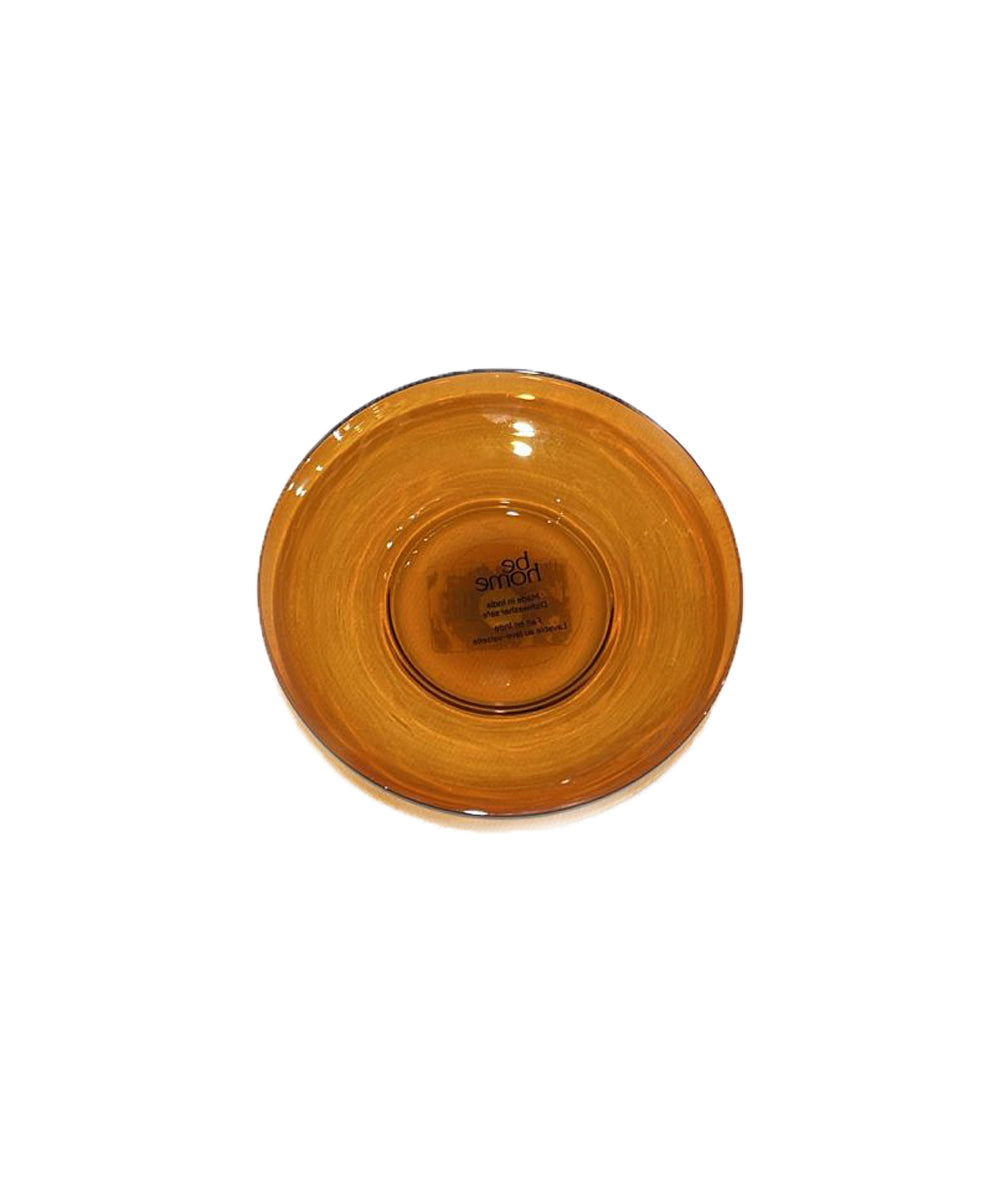 Niko Glass Plates Amber