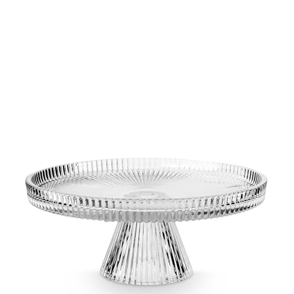 Cake Stand Of Glass Small Clear 19.7x8.3cm
