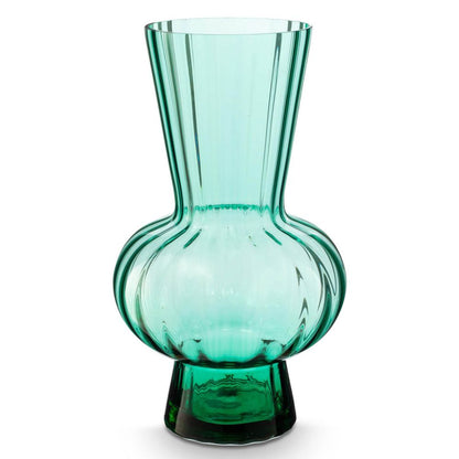 Vase Glass Green 26x45cm
